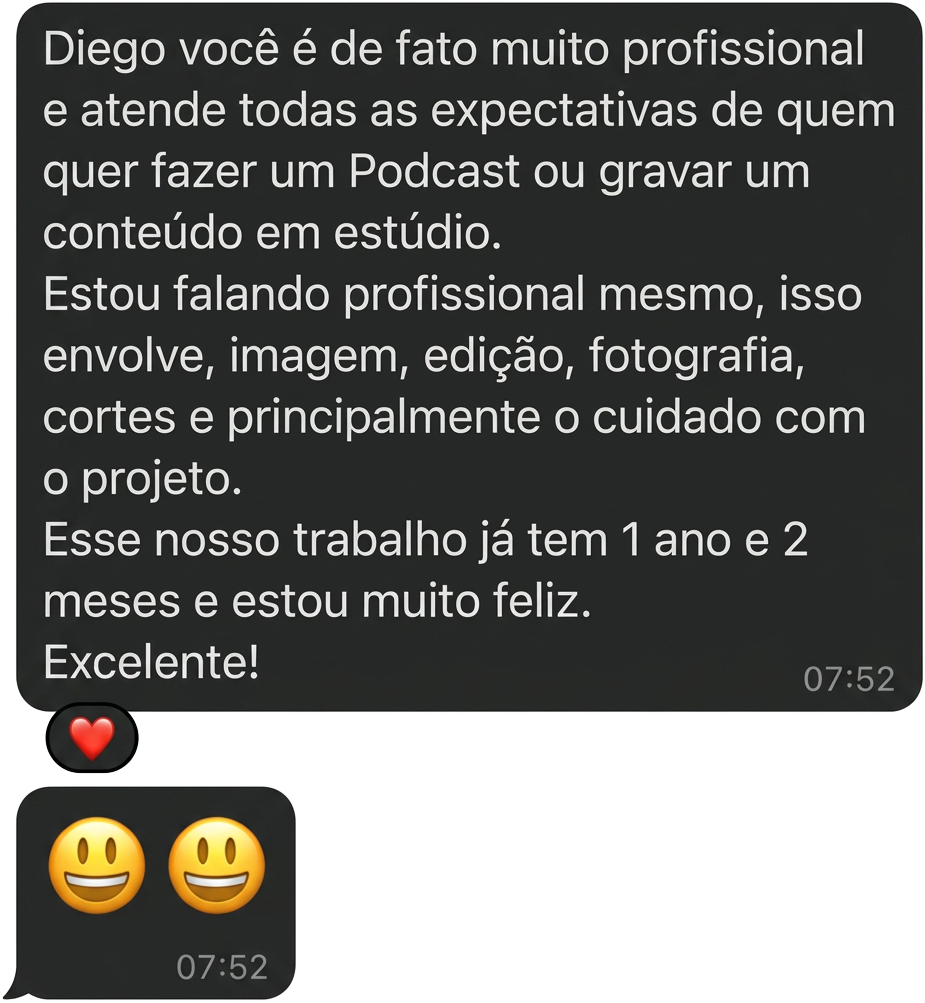 Depoimento de cliente no WhatsApp 6